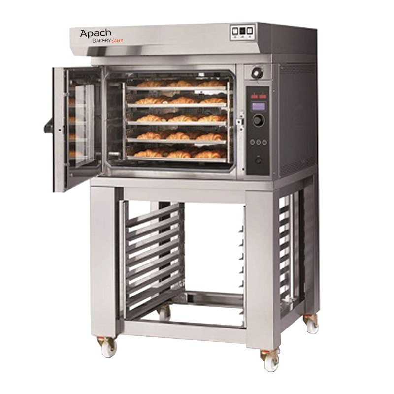 ПЕЧЬ КОНВЕКЦИОННАЯ С ПОДСТАВКОЙ С НАПРАВЛЯЮЩИМИ APACH BAKERY LINE K6P60S MDP