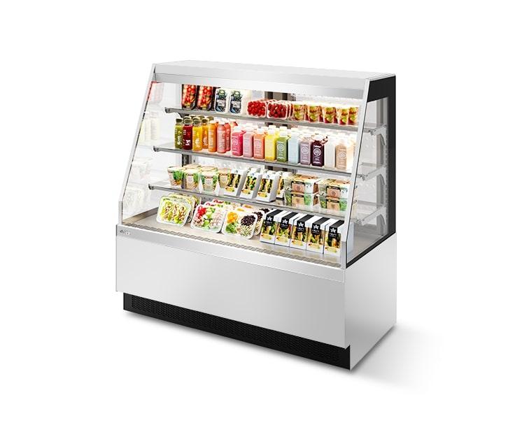 ВИТРИНА КОНДИТЕРСКАЯ VETE KUB OFT 90 БЕЛЫЙ ГЛЯНЕЦ/ШЛИФОВАННАЯ ...