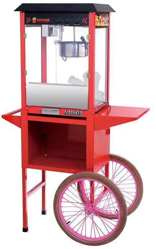 АППАРАТ ДЛЯ ПОП-КОРНА AIRHOT POP-6WС С ТЕЛЕЖКОЙ, фото 1