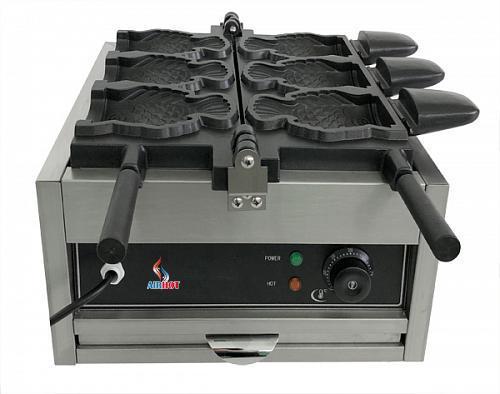 ВАФЕЛЬНИЦА AIRHOT РЫБКИ WBF-3, фото 1