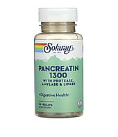 Solaray панкреатин 1300, 90 растительных капсул