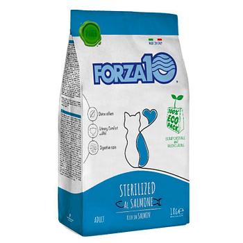 Forza10 Maintenance STERILISED SALMON для стерилизованных кошек с лососем, 1кг.
