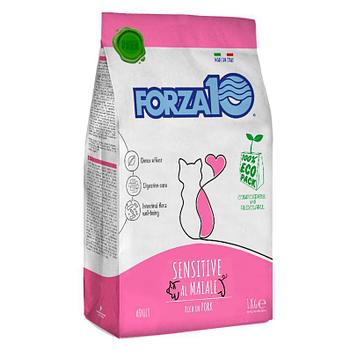Forza10 Maintenance SENSITIVE MAIALE для кошек с чувствительным пищеварением со свининой, 1кг.