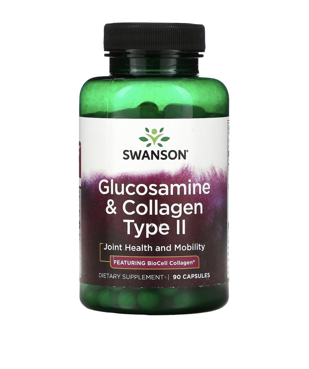 Swanson глюкозамин и коллаген типа ll, 90 капсул - фото 1 - id-p106314395