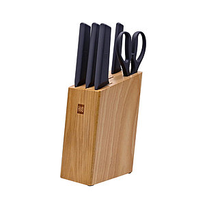 Набор ножей HuoHou Hot Youth Edition Kitchen Knife 6 Piece Set Beech Wood Edition, фото 2