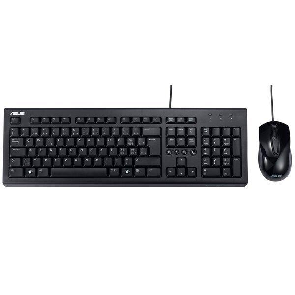 Комплект ASUS U2000 (Keyboard+Mouse) Black 90-XB1000KM000N0