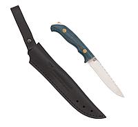 Нож ЦМ "Кайман" (сталь 95x18, микарта сине-зелёная)