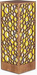 Декоративный светильник WL Yellow R, дерево