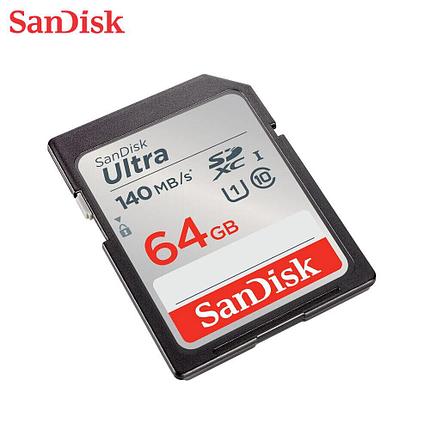 SanDisk карта памяти Ultra SDHC UHS 64Gb 140 MB/s 3, фото 2