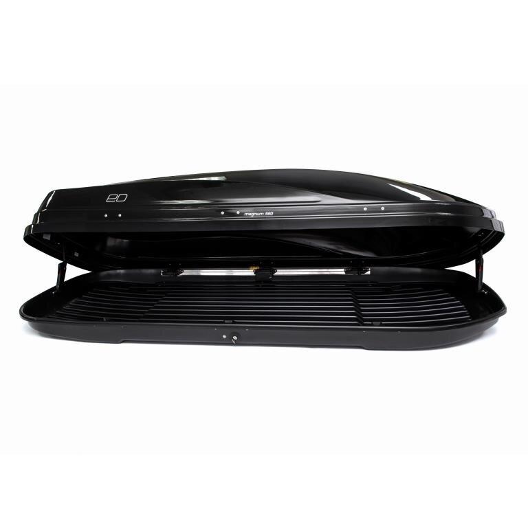 Бокс автомобильный Магнум 580 (черный металлик) (2200х840х420) Быстросъём - фото 1 - id-p99679168