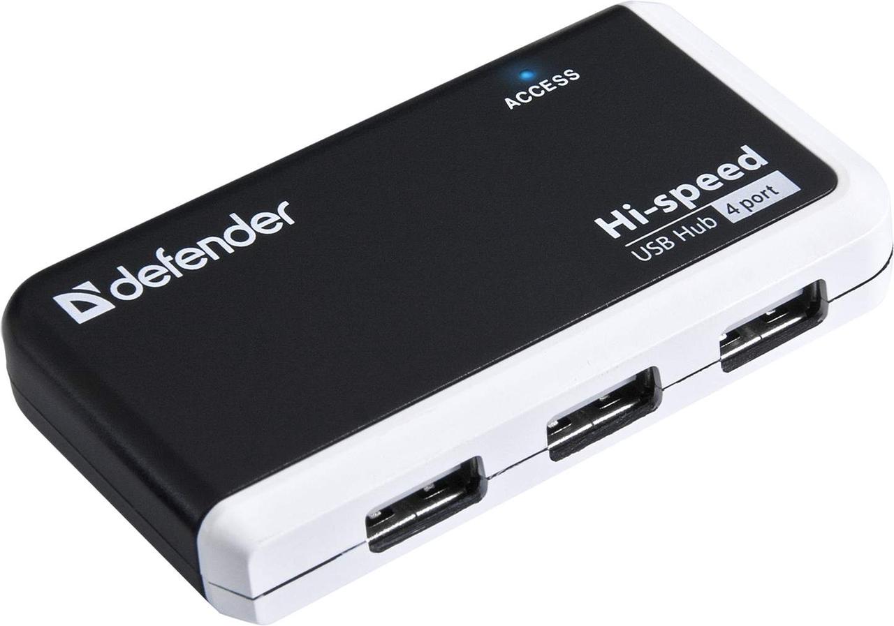 Разветвитель USB 2.0 Defender Quadro Infix 83504