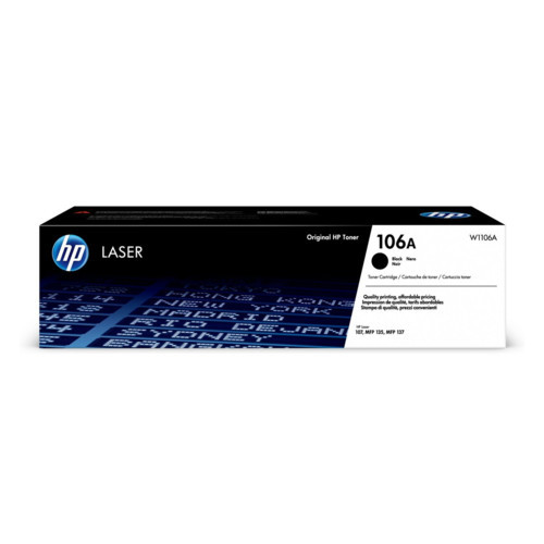 Картридж лазерный HP 106A (W1106A) черный