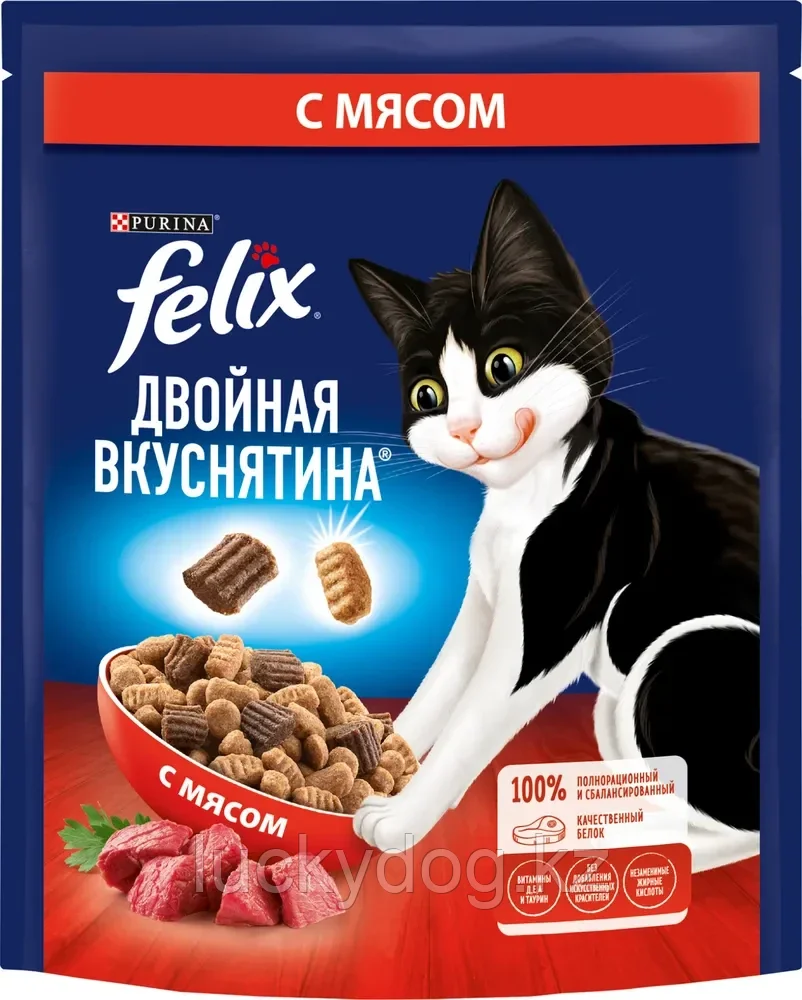 Felix 200г с мясом Сухой корм для кошек - фото 1 - id-p71545281