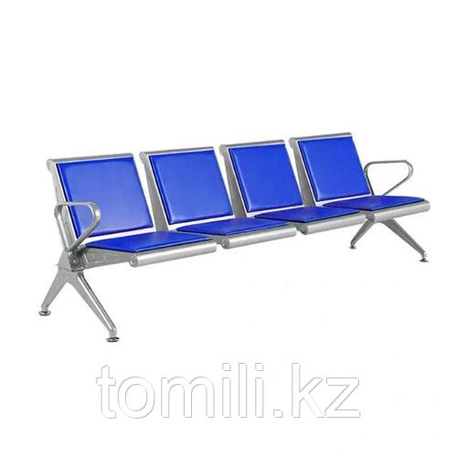 Скамья для залов ожидания 4-х местная металлическая (аэропорты ...