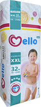 Детские подгузники-трусики MELLO размер XXL (16-25кг) 32шт