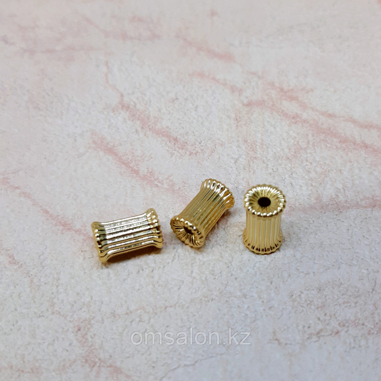 Бусина ребристая, 9×6мм, фото 1