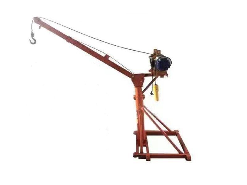 Мини-кран строительный TOR KM 300/500 кг 60/30 м с поворотной стрелой и электролебедкой (220В) - фото 1 - id-p106321265