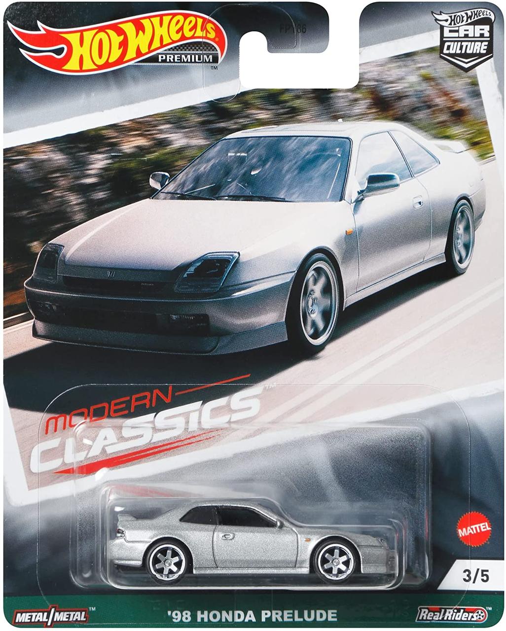 Hot Wheels Металлическая модель Honda Prelude '98 GRJ91, Хот Вилс Car Culture