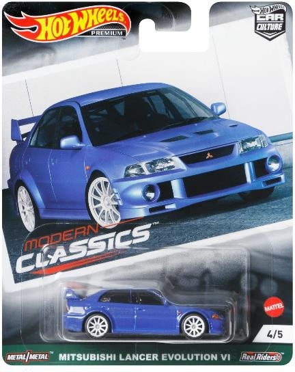 Hot Wheels Металлическая модель Mitsubishi Lancer Evolution VI GRJ89, Хот Вилс Car Culture - фото 1 - id-p106320552