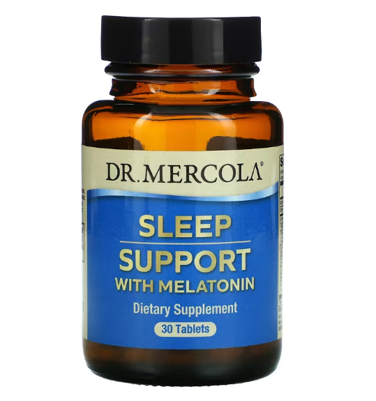 Dr. Mercola, Поддержка сна с мелатонином, 30 таблеток