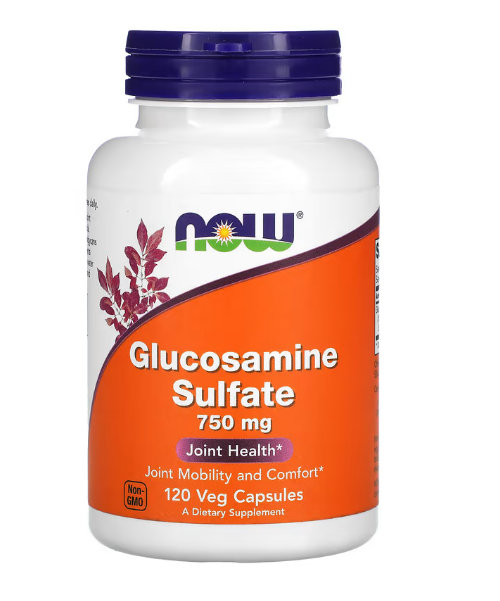 Now Foods, Сульфат глюкозамина, 750 мг, 120 капсул