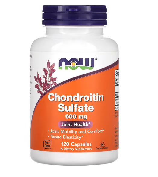 Now Foods, Chondroitin Sulfate, 600 мг, 120 капсул