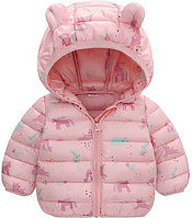 Куртка детская демисезонная для девочки (размер 110)