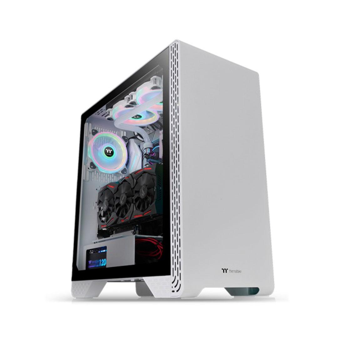 Компьютерный корпус Thermaltake S300 TG White без Б/П 2-009540 CA-1P5-00M6WN-00