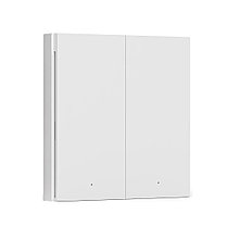 Настенный беспроводной выключатель двухклавишный Aqara Wireless Remote Switch H1(Double Rocker) 2-002918