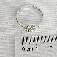 Кольцо Алматы H83 серебро с родием