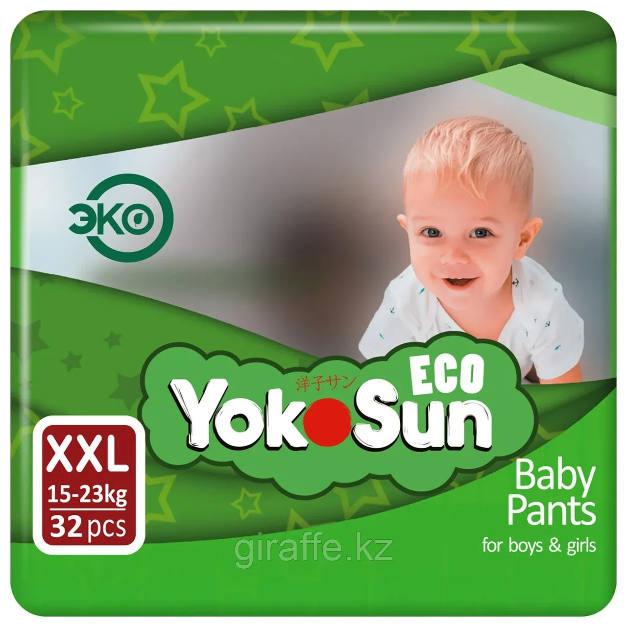 Подгузники-трусики YokoSun Eco XXL 15-23кг 32шт