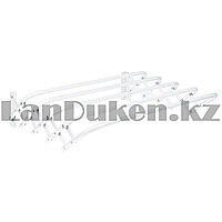 Сушилка гармошка для белья раздвижная настенная Nika 60 см белая (СН60/Б)