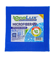 Салфетка Ecolux microfiber для стёкол и зеркал, 1шт.