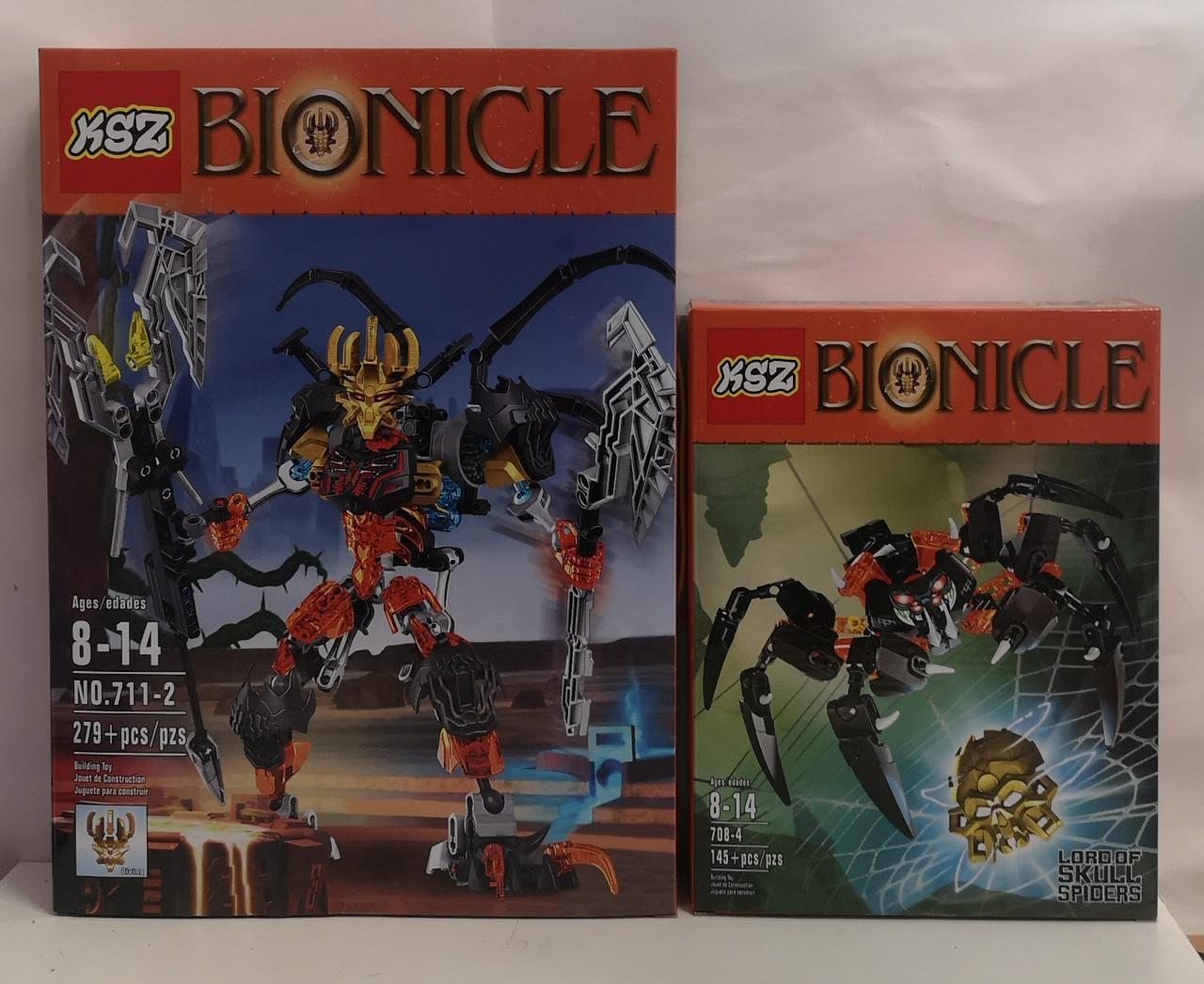 Набор Бионикл Bionicle Повелитель скелетов + Лорд паучий череп