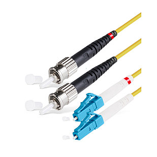 Патч Корд Оптоволоконный LC/UPC-ST/UPC SM 9/125 Duplex 3.0мм 0.5 м