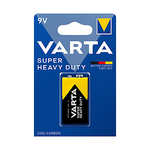 Батарейка VARTA Superlife (Super Heavy Duty) E-Block 9V - 6F22P 1 шт. в блистере
