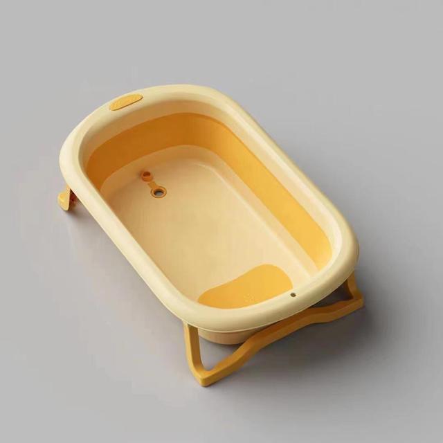 Детская ванночка складная N001 желтый