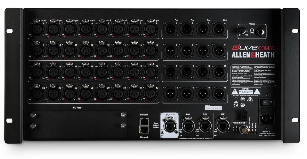 ALLEN&HEATH DLIVE-CDM32/X Цифровой микшерный модуль