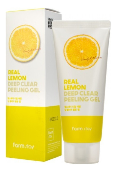 Farmstay Пилинг Гель Для Лица Real Deep Clear Peeling Gel Lemon 100Ml