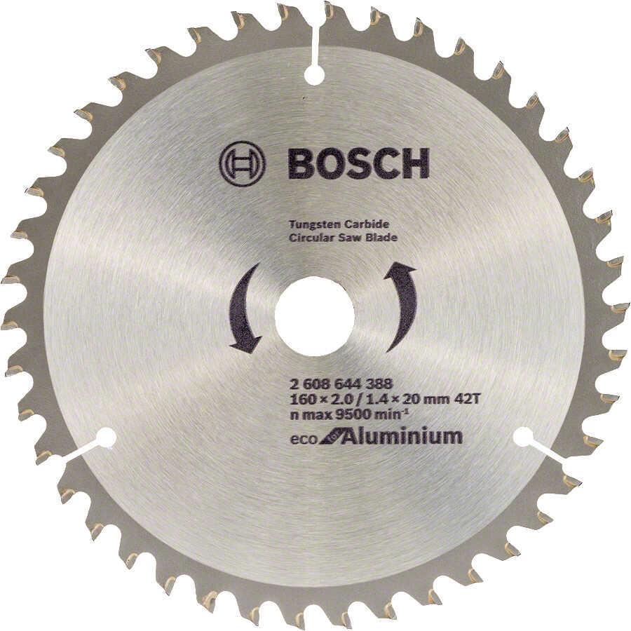 Пильный диск BOSCH Eco for Aluminium, 160х20х2 мм, Z42 2608644388
