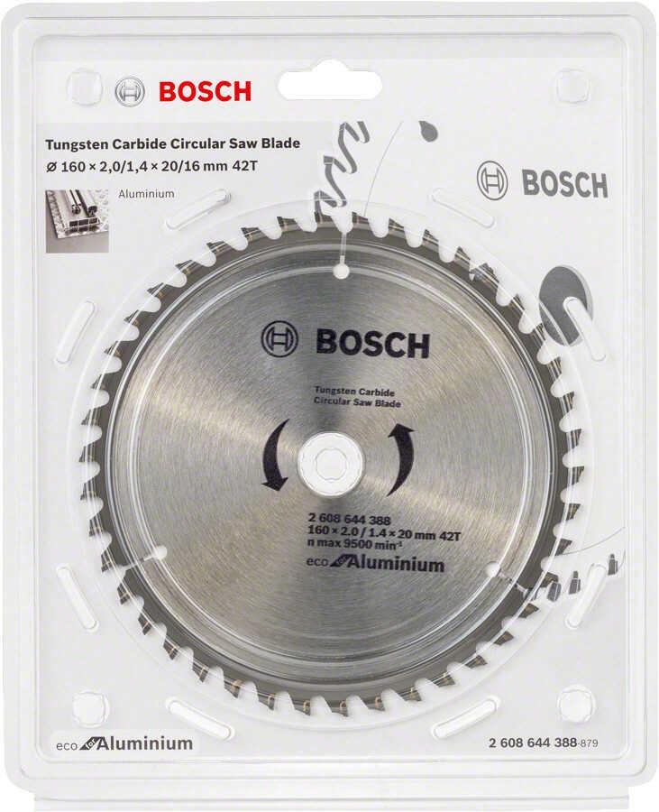 Пильный диск BOSCH Eco for Aluminium, 160х20х2 мм, Z42 2608644388 - фото 2 - id-p106341696