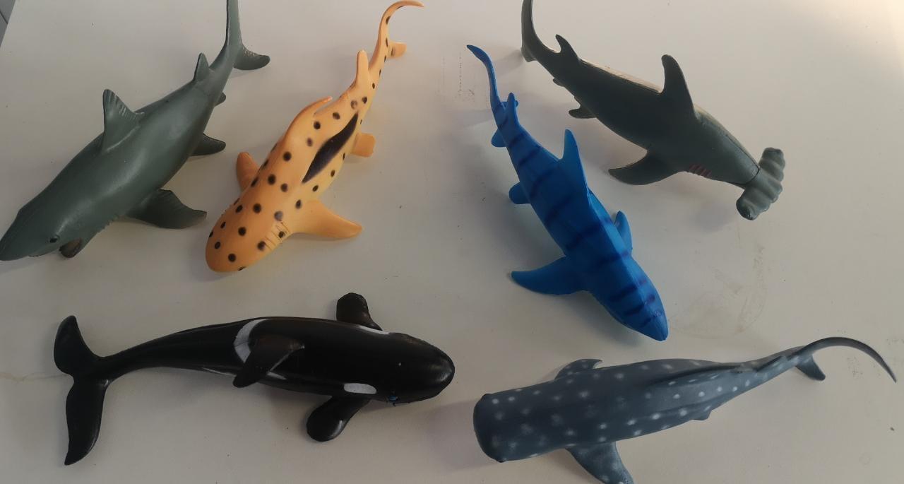 Набор морских обитателей / Фигурка Акула / игрушки морские животные