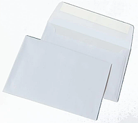 Конверт почтовый С6 114*162, белый, отрывная лента по длинному краю, ТАНГИР