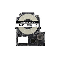 Картридж LC-6WBN для Epson LabelWorks LW-300, LW-400 (лента) ,черный на белом(24mmx8m)
