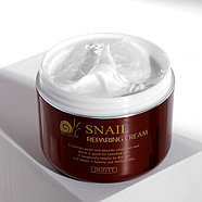 JIGOTT Восстанавливающий крем с улиточным муцином для лица Snail Reparing Cream 100 ml, фото 2
