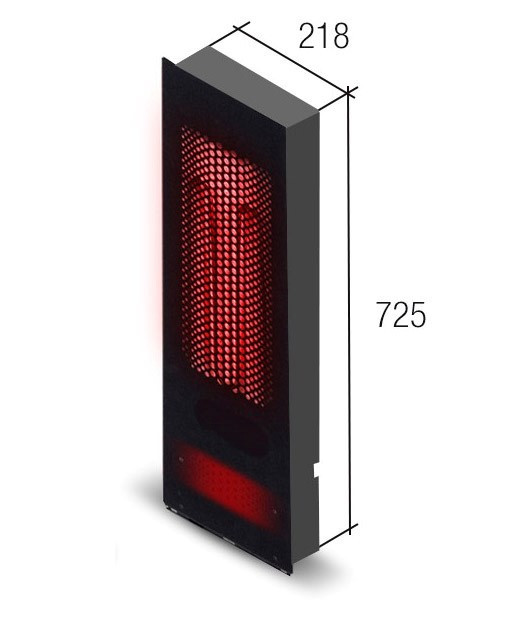 Инфракрасный радиатор / нагреватель Harvia Comfort для саун (мощность = 0,435 кВт, 220В, с подсветкой) - фото 5 - id-p106354499