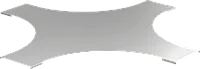 Крышка крестовины лестничной LESTA основание 400мм R600 IEK