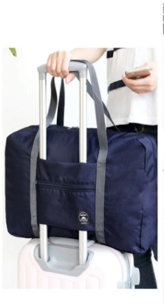 Складная сумка, синяя, 48*32*16 см