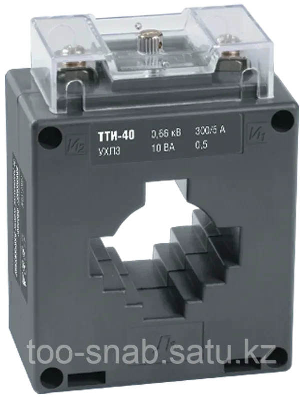 Трансформатор тока ТТИ-40 500/5А 10ВА класс 0,5 IEK - фото 1 - id-p106350843