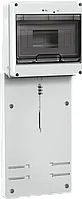 Панель для установки счетчика ПУ3/2-8 3-фазн. с боксом для автоматов модульных серий (8 мод.) (200x465x64мм)